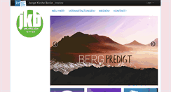 Desktop Screenshot of junge-kirche-treptow.de